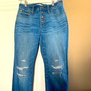 Madewell Cali Demi Boot Crop Sz29 Excellent Condition